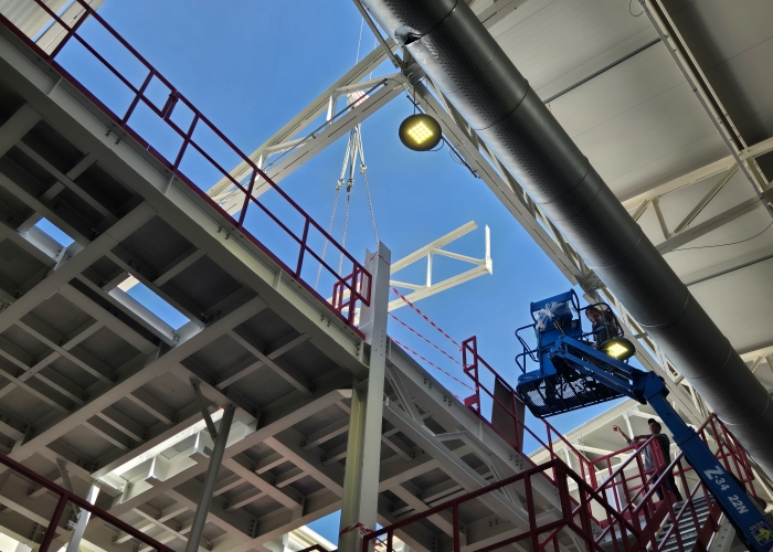 Progettazione esecutiva di strutture in acciaio in ambito industriale